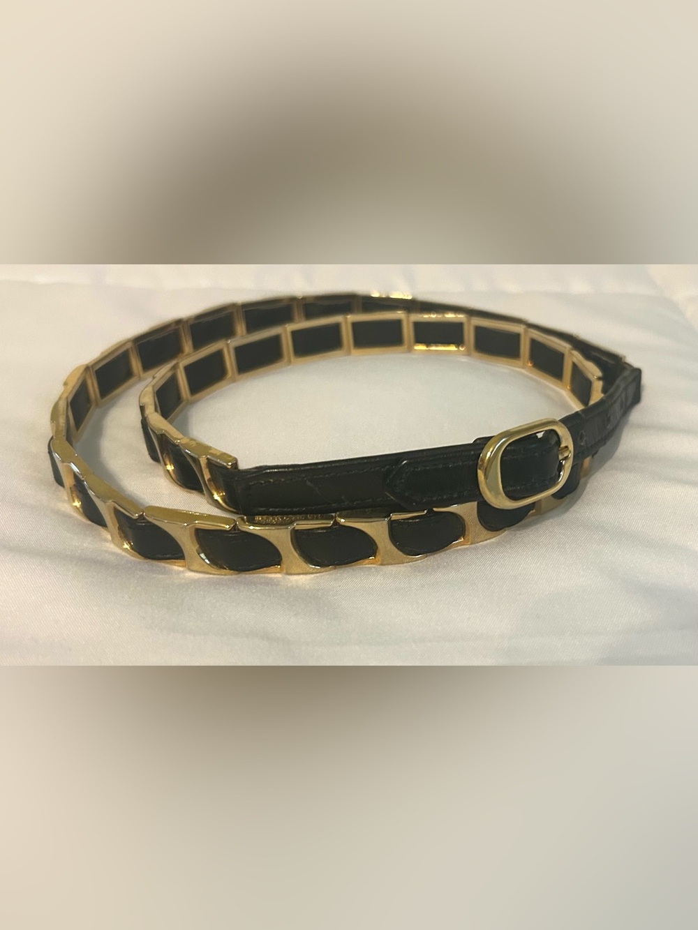 Vintage Morris Moskowitz Leather Designer Belt.